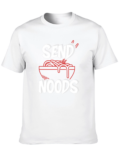 Send Noods Graphic Tee - Funny Ramen Shirt