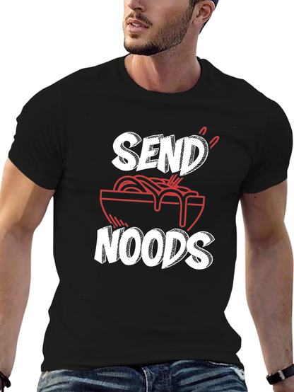 Send Noods Graphic Tee - Funny Ramen Shirt