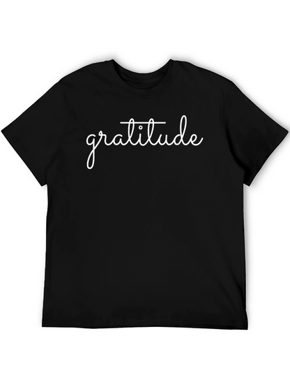 Gratitude Tee - Stylish and Comfortable Black T-Shirt