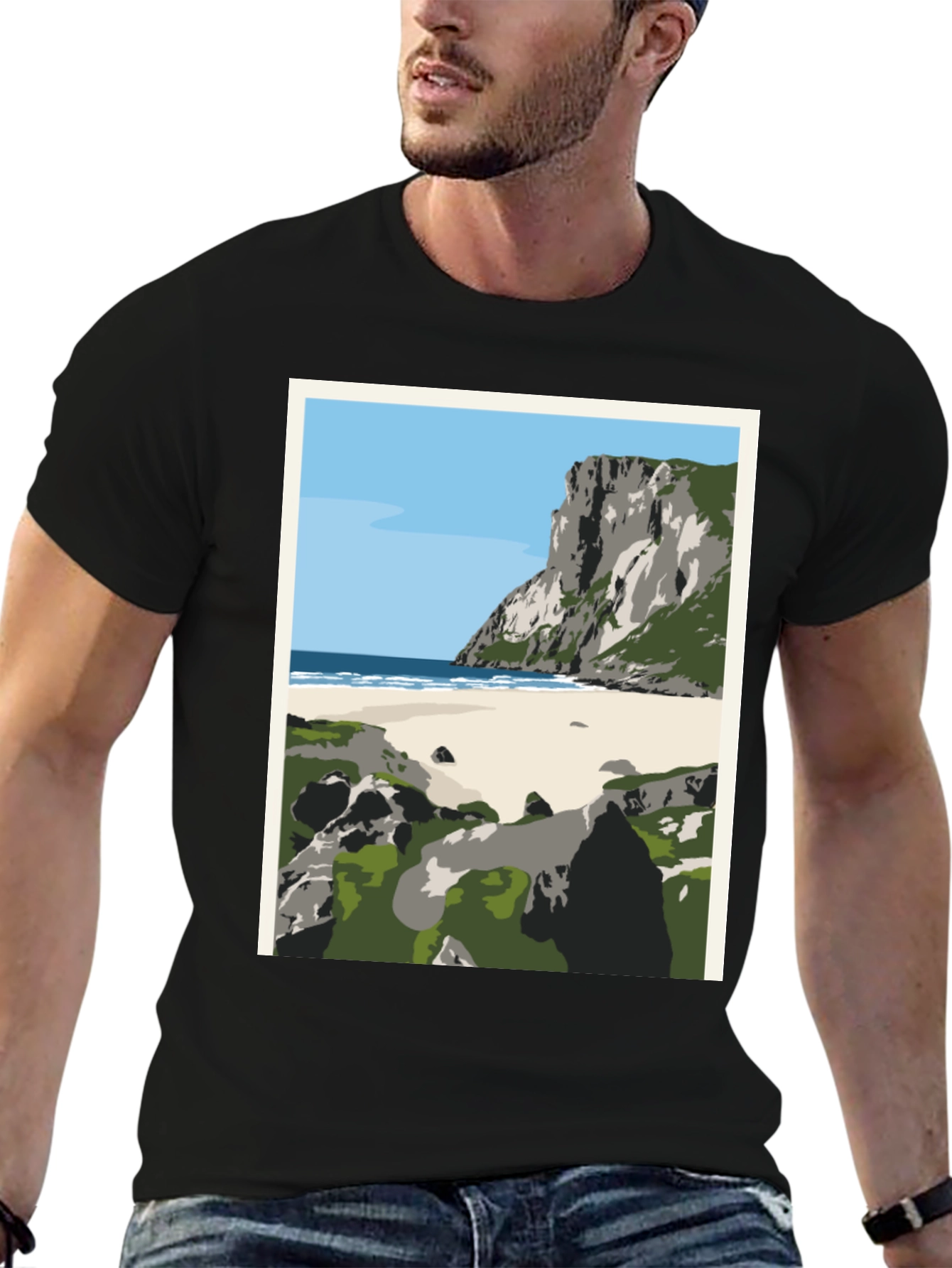 Coastal Cliff Graphic Tee