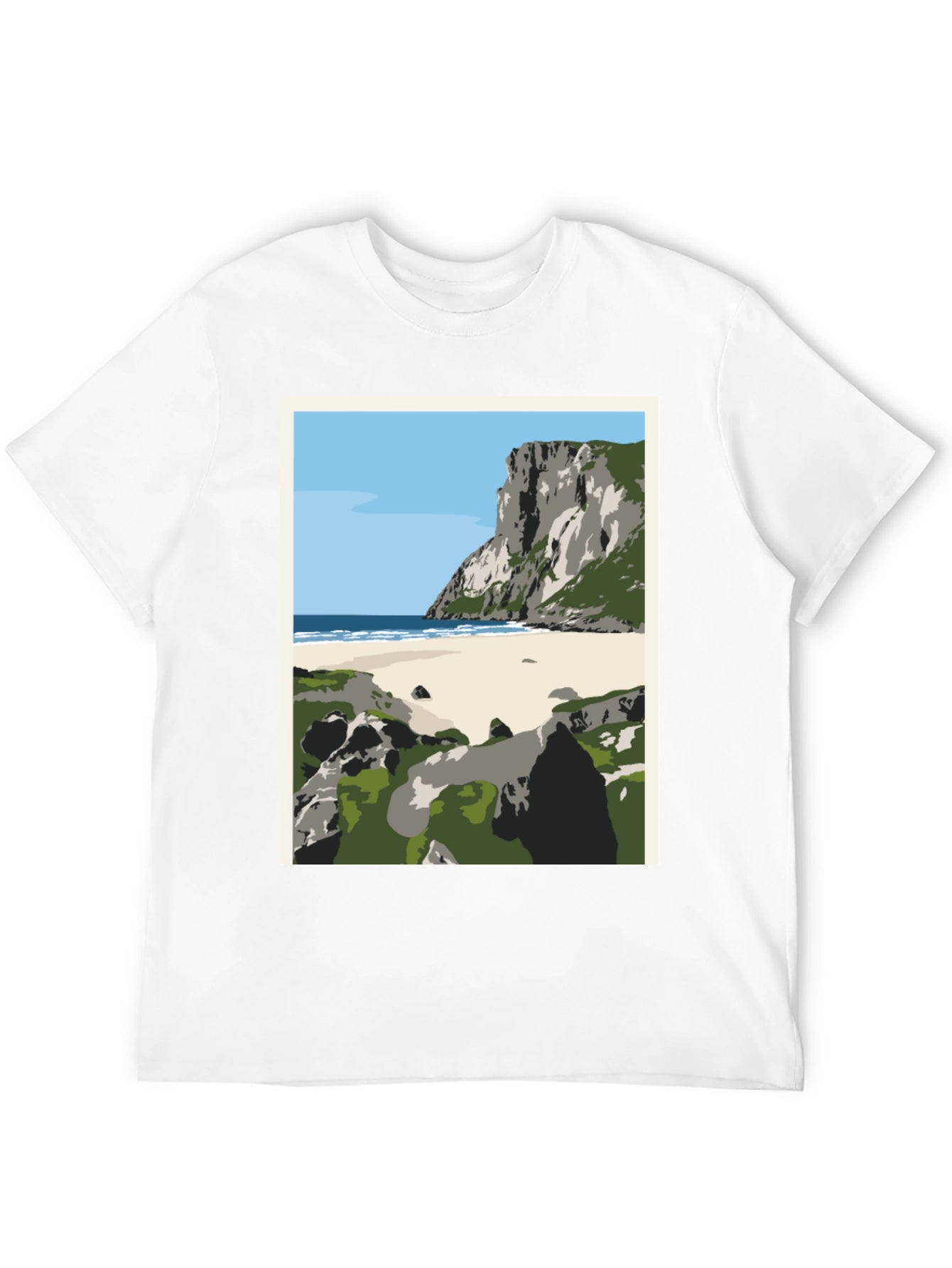 Coastal Cliff Graphic Tee