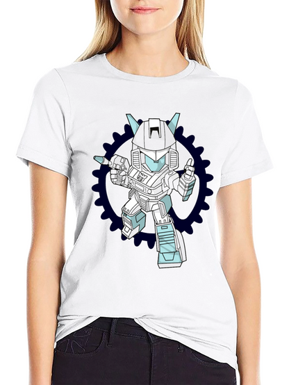Robot Graphic Black T-Shirt