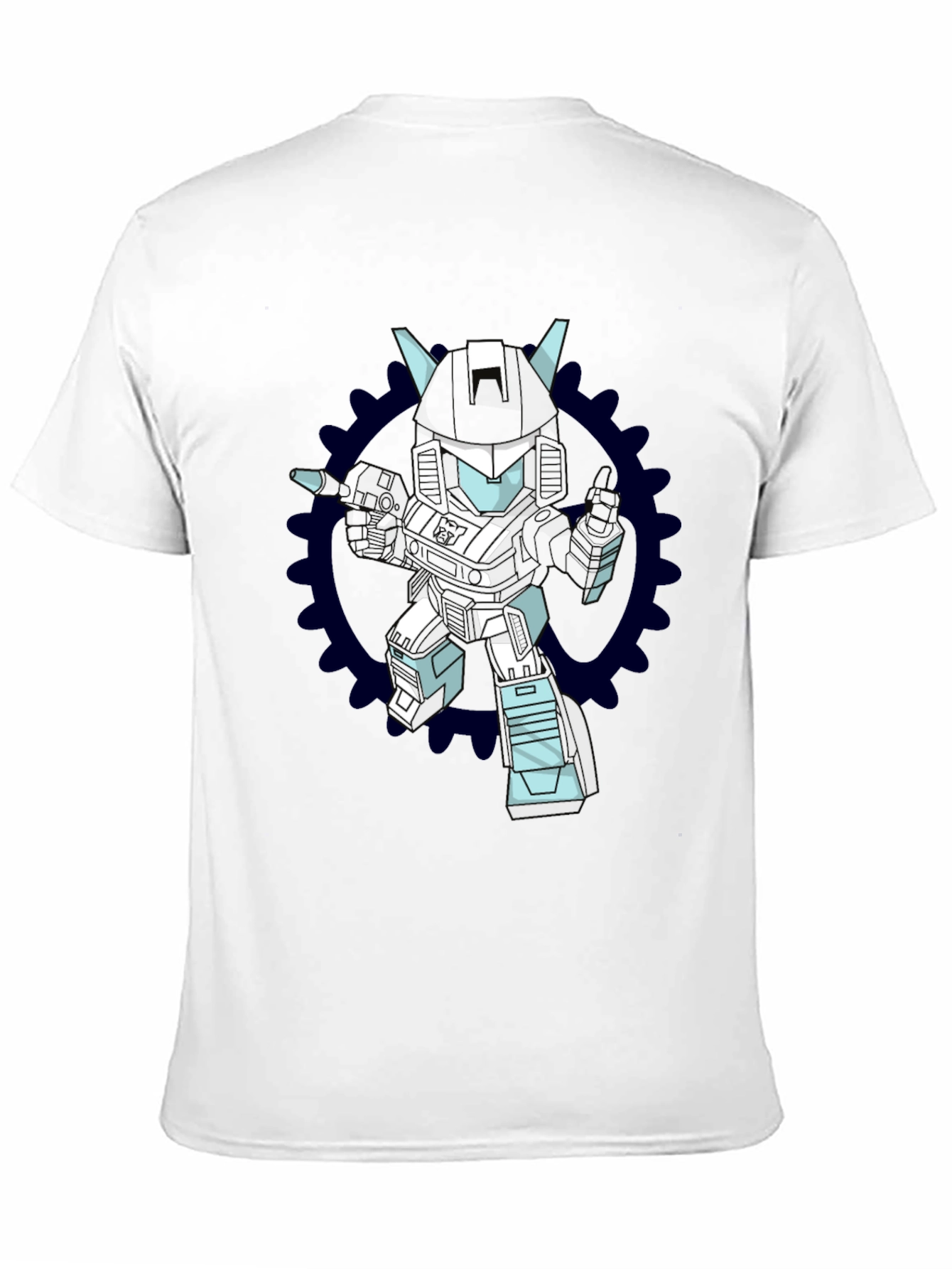 Robot Graphic Black T-Shirt