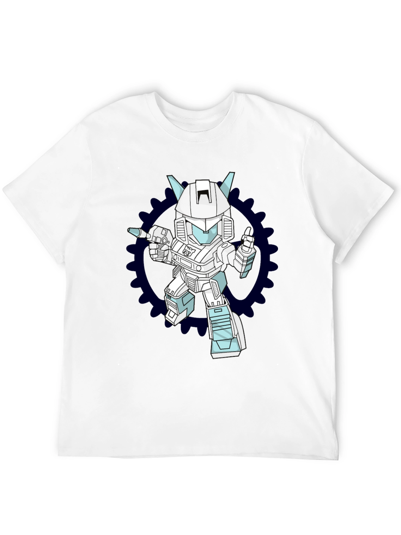 Robot Graphic Black T-Shirt