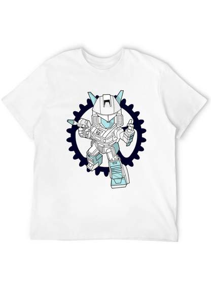 Robot Graphic Black T-Shirt