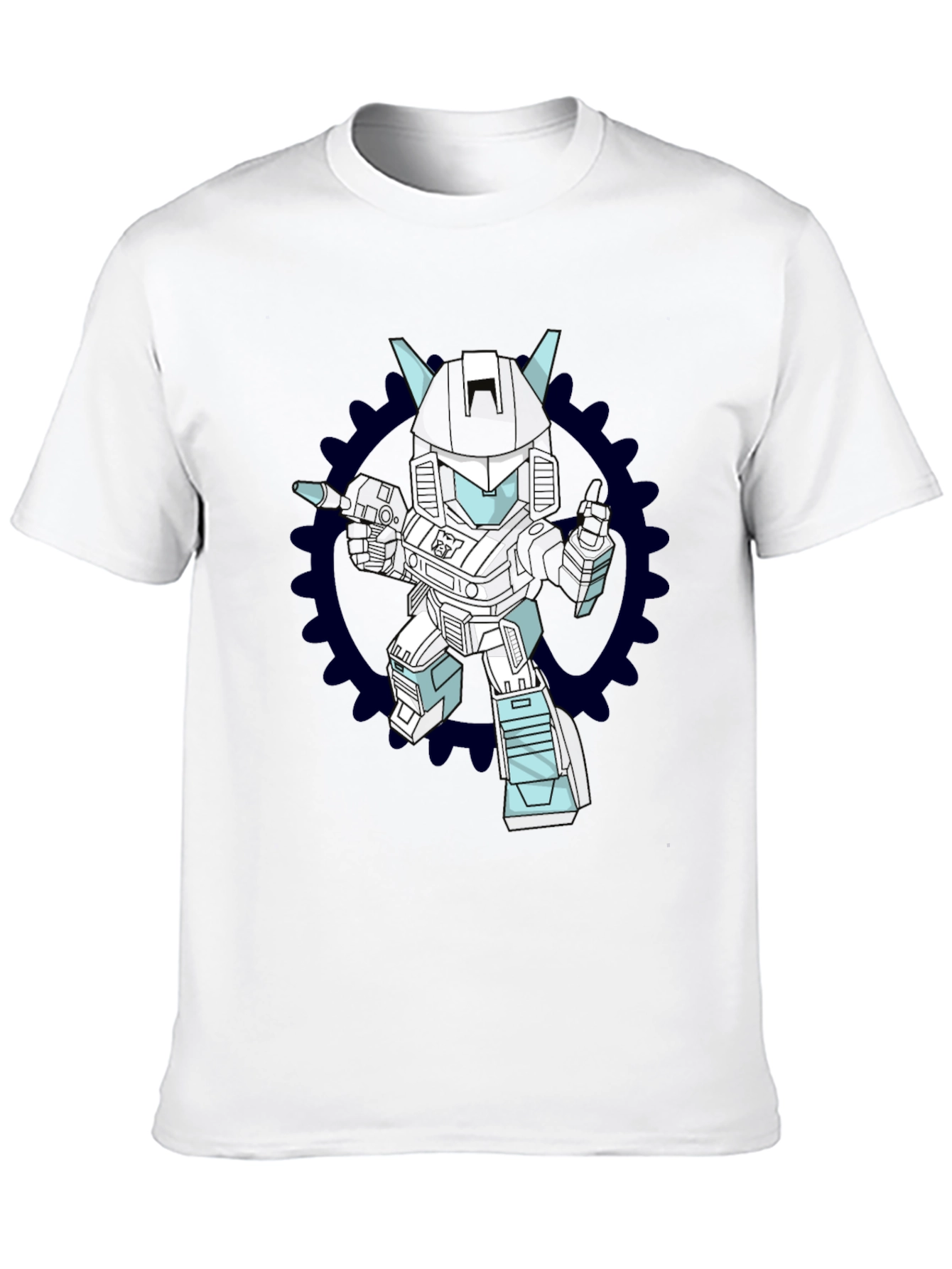 Robot Graphic Black T-Shirt
