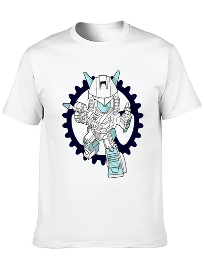 Robot Graphic Black T-Shirt