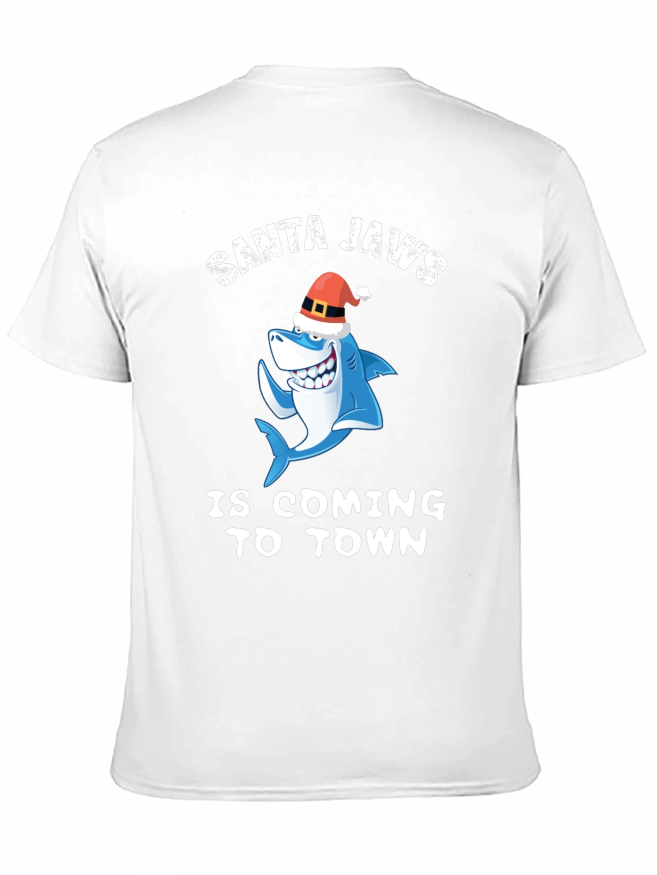 Santa Jaws T-Shirt - Christmas Shark Tee