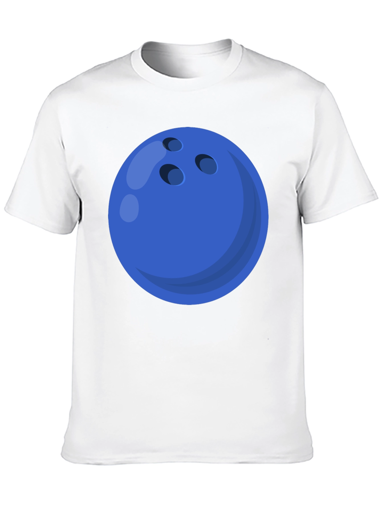 Bowling Ball Graphic Tee - Black Cotton T-Shirt