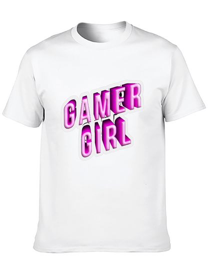 Gamer Girl Black T-Shirt - Playful Style