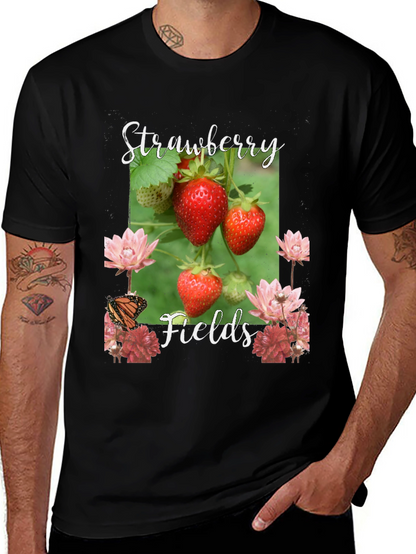 Strawberry Fields Graphic T-Shirt
