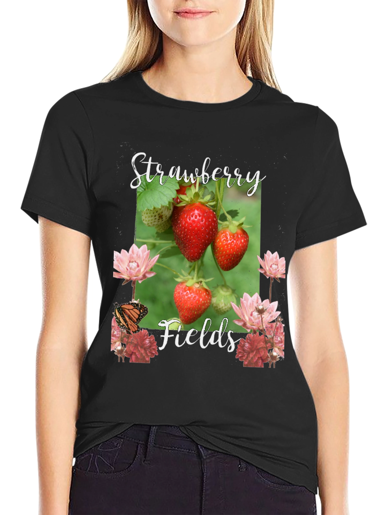 Strawberry Fields Graphic T-Shirt