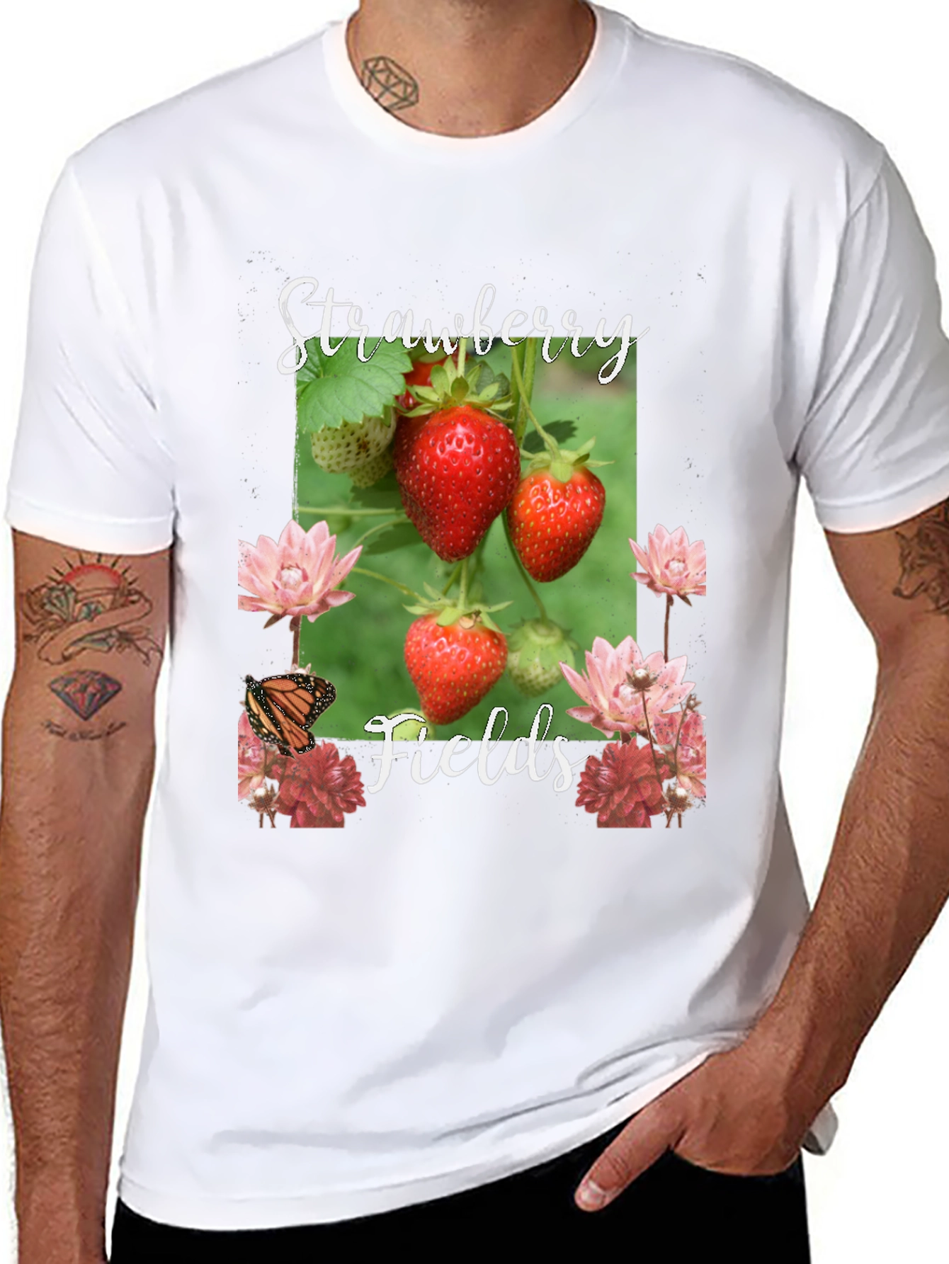 Strawberry Fields Graphic T-Shirt