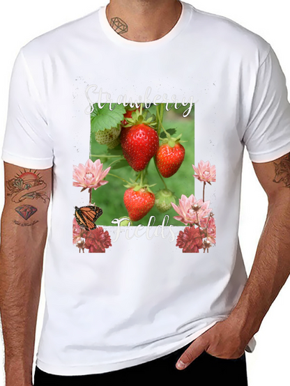 Strawberry Fields Graphic T-Shirt