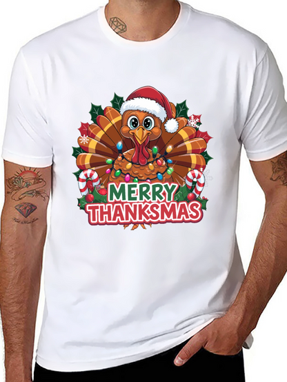 Merry Thanksmas Turkey T-Shirt