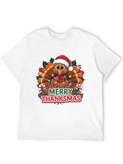 Merry Thanksmas Turkey T-Shirt