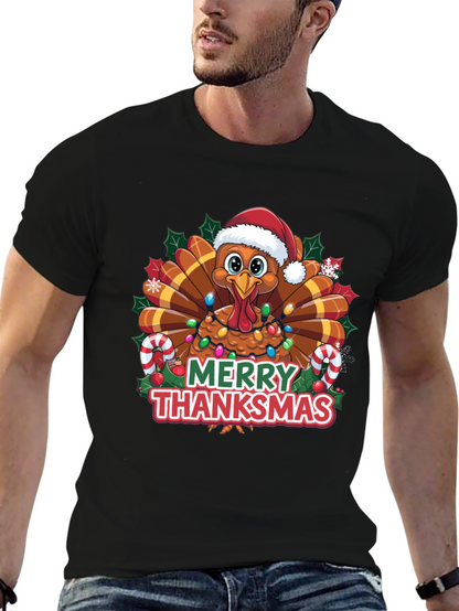 Merry Thanksmas Turkey T-Shirt