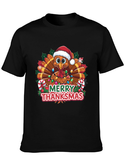 Merry Thanksmas Turkey T-Shirt