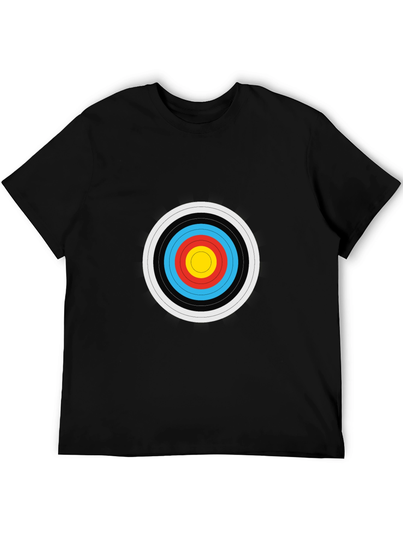 Target Print Black T-Shirt
