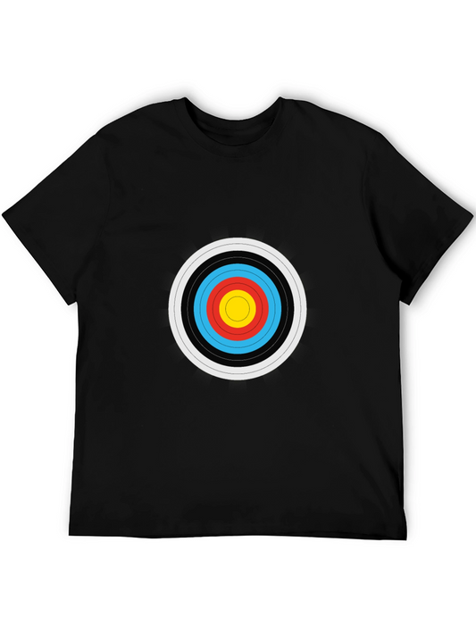 Target Print Black T-Shirt