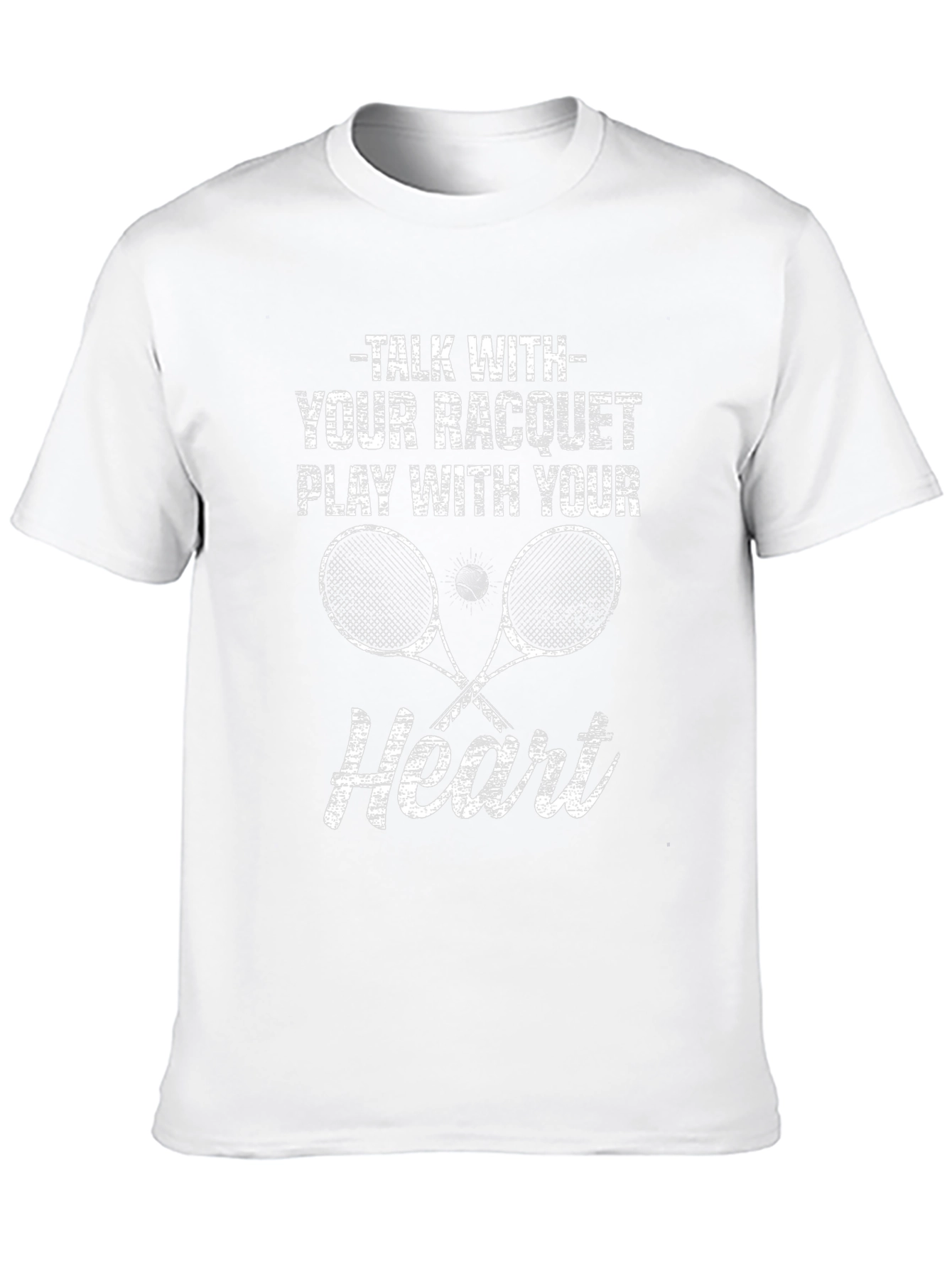 Tennis Racquet Heart T-Shirt