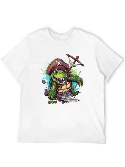 Pirate Turtle Graphic Tee - Unique Design