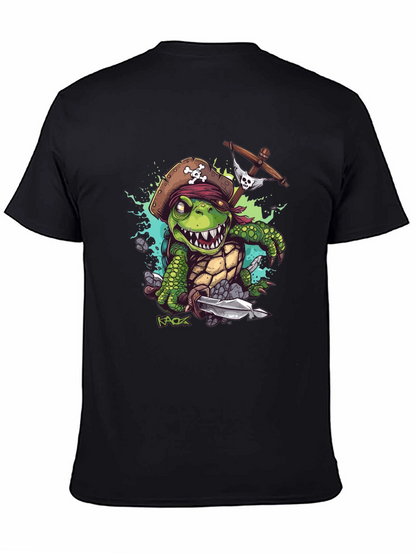 Pirate Turtle Graphic Tee - Unique Design