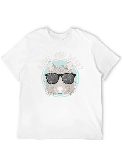 Howl You Doin? T-Shirt | Wolf in Sunglasses