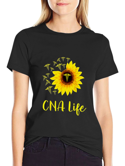 CNA Life Sunflower Graphic Tee