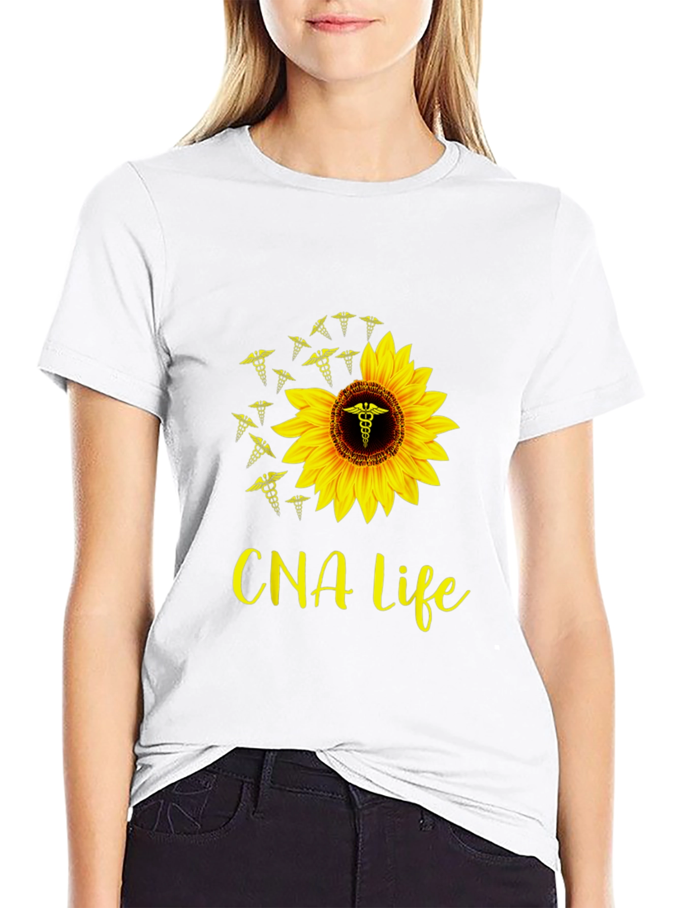 CNA Life Sunflower Graphic Tee