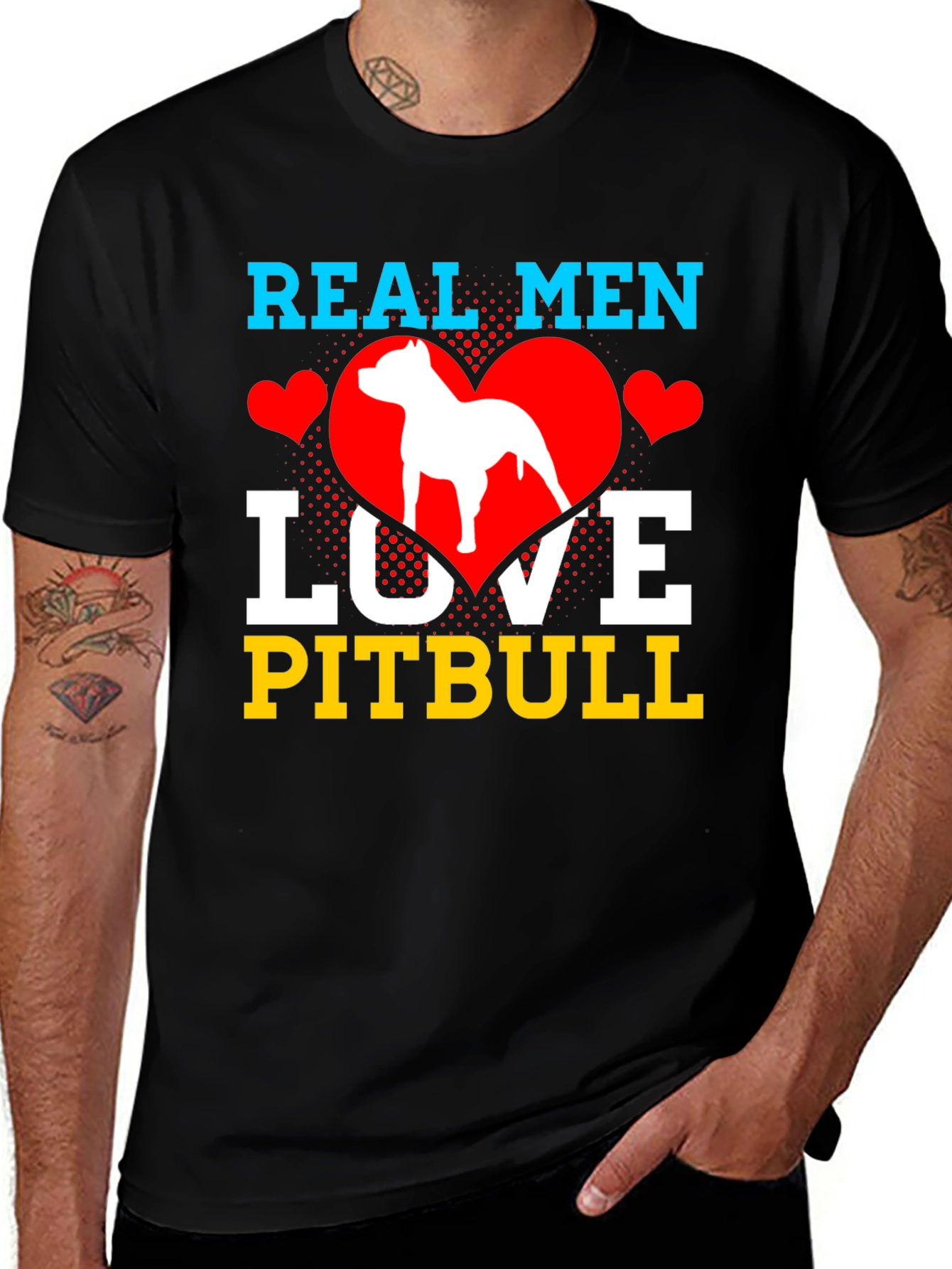 Real Men Love Pitbull T-Shirt