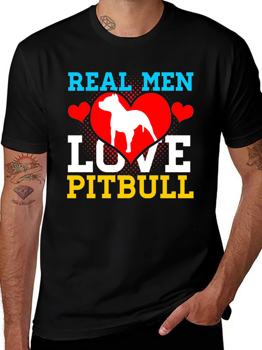 Real Men Love Pitbull T-Shirt