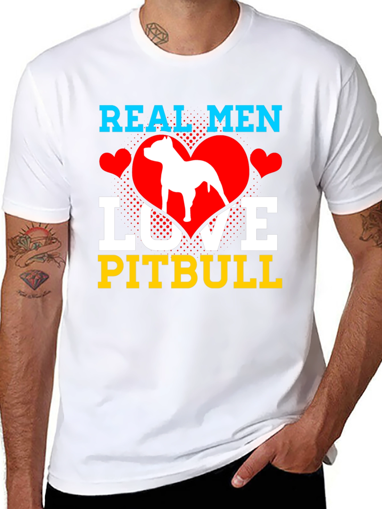 Real Men Love Pitbull T-Shirt
