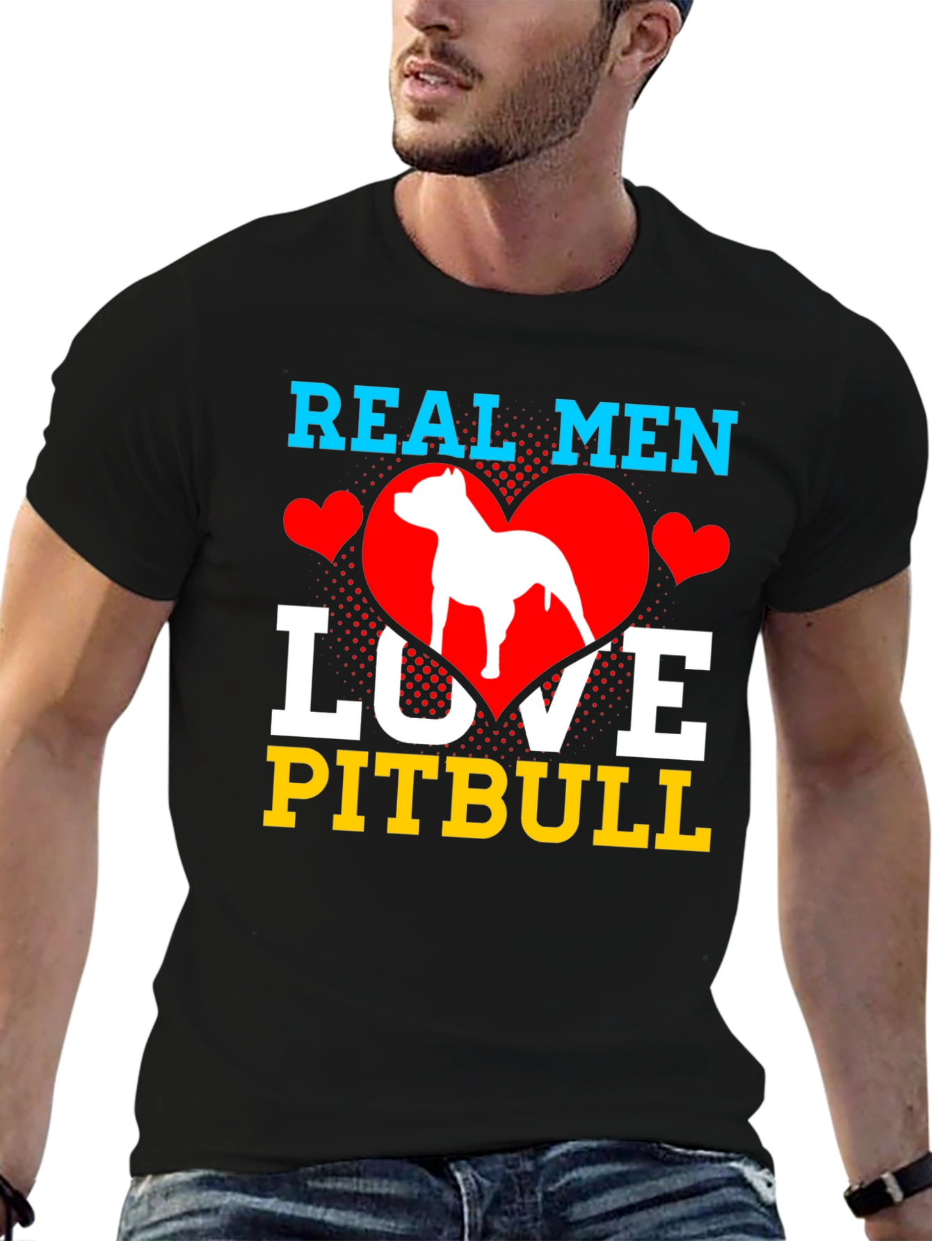 Real Men Love Pitbull T-Shirt