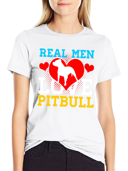 Real Men Love Pitbull T-Shirt