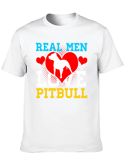 Real Men Love Pitbull T-Shirt