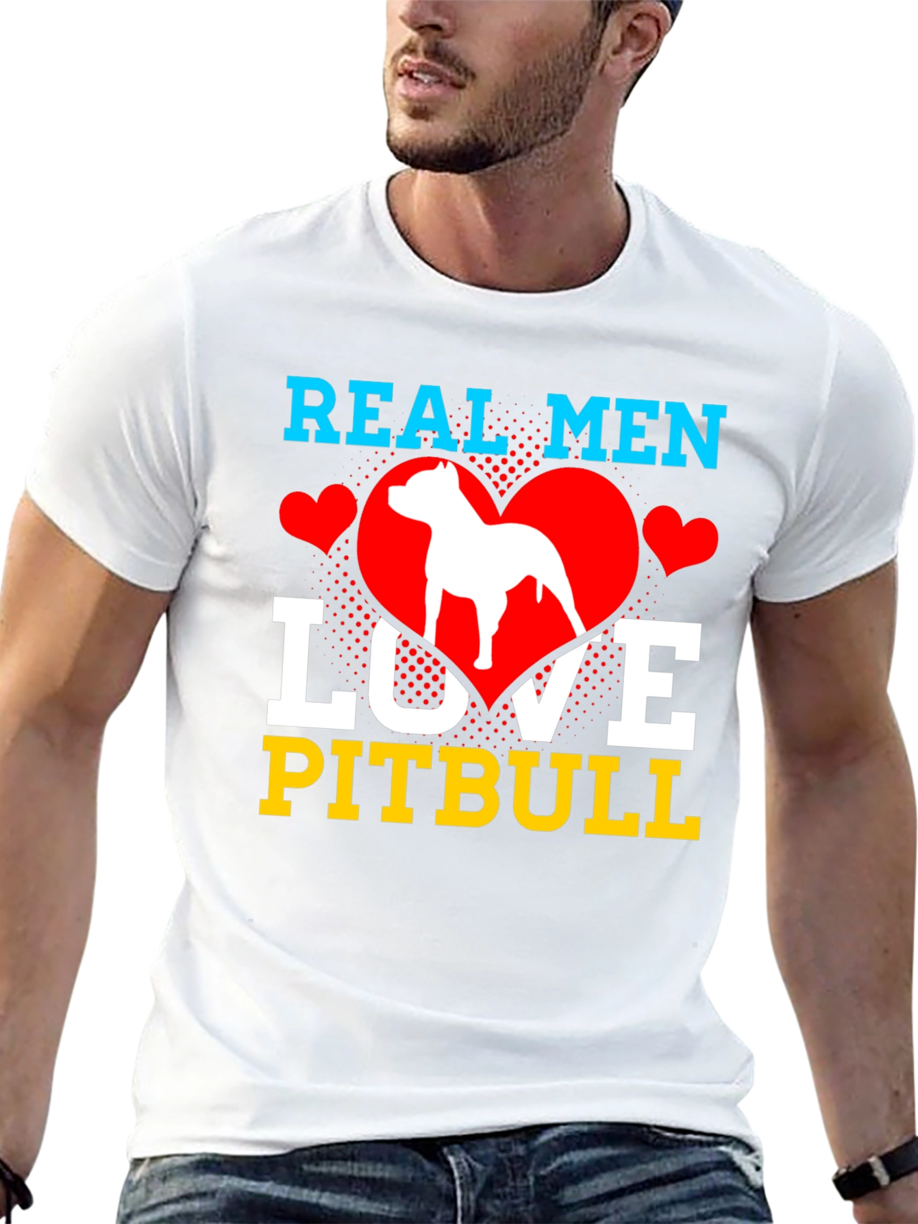 Real Men Love Pitbull T-Shirt