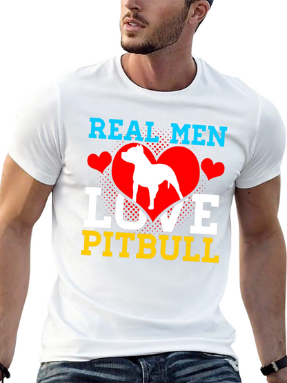 Real Men Love Pitbull T-Shirt