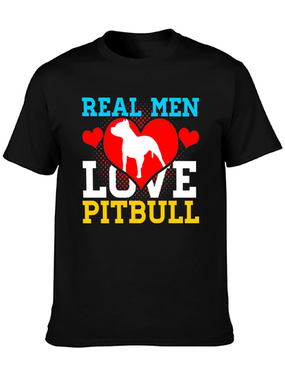 Real Men Love Pitbull T-Shirt