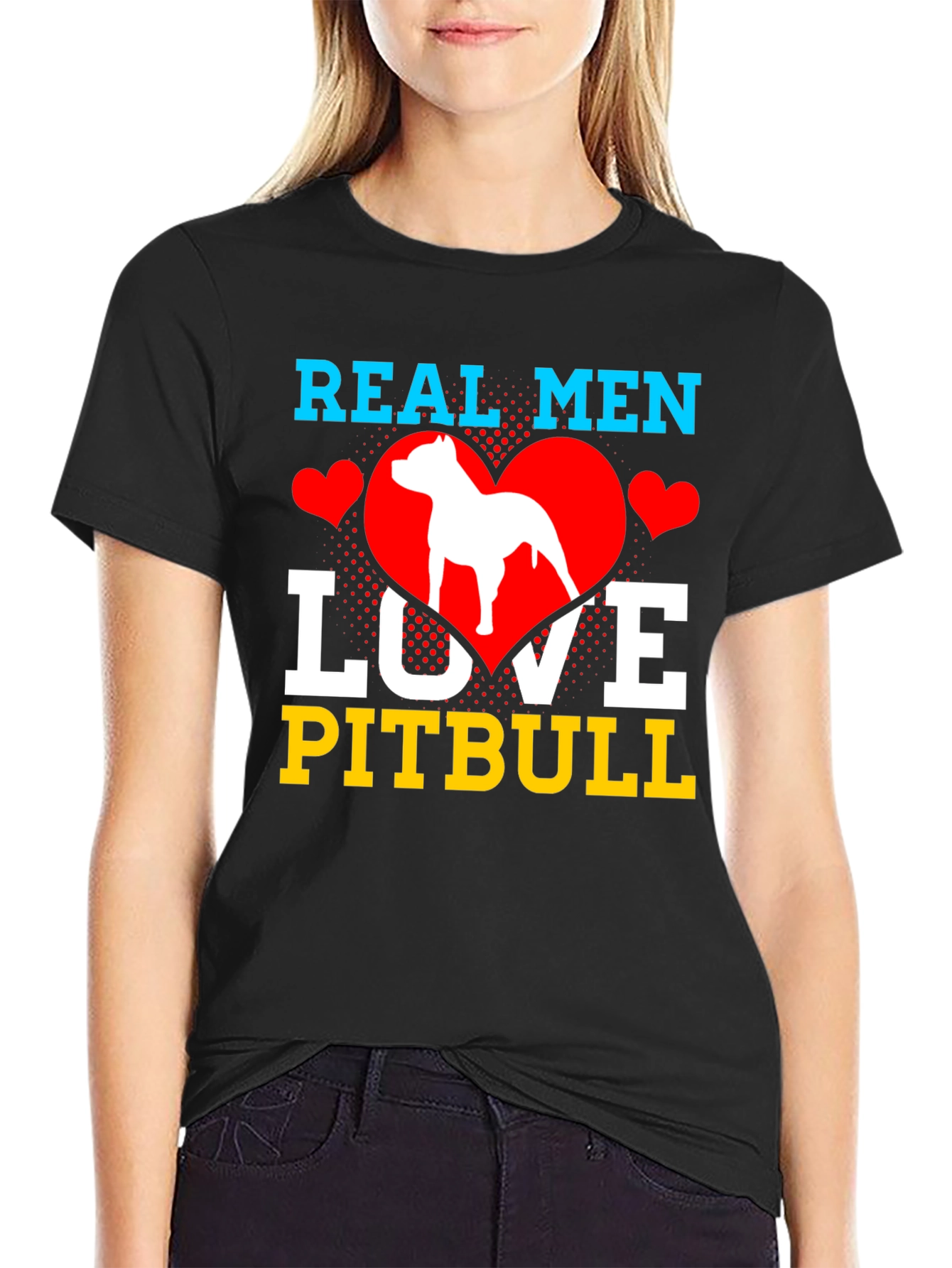 Real Men Love Pitbull T-Shirt
