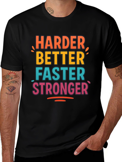 Harder Better Faster Stronger Graphic Tee