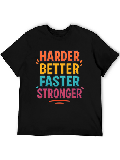 Harder Better Faster Stronger Graphic Tee