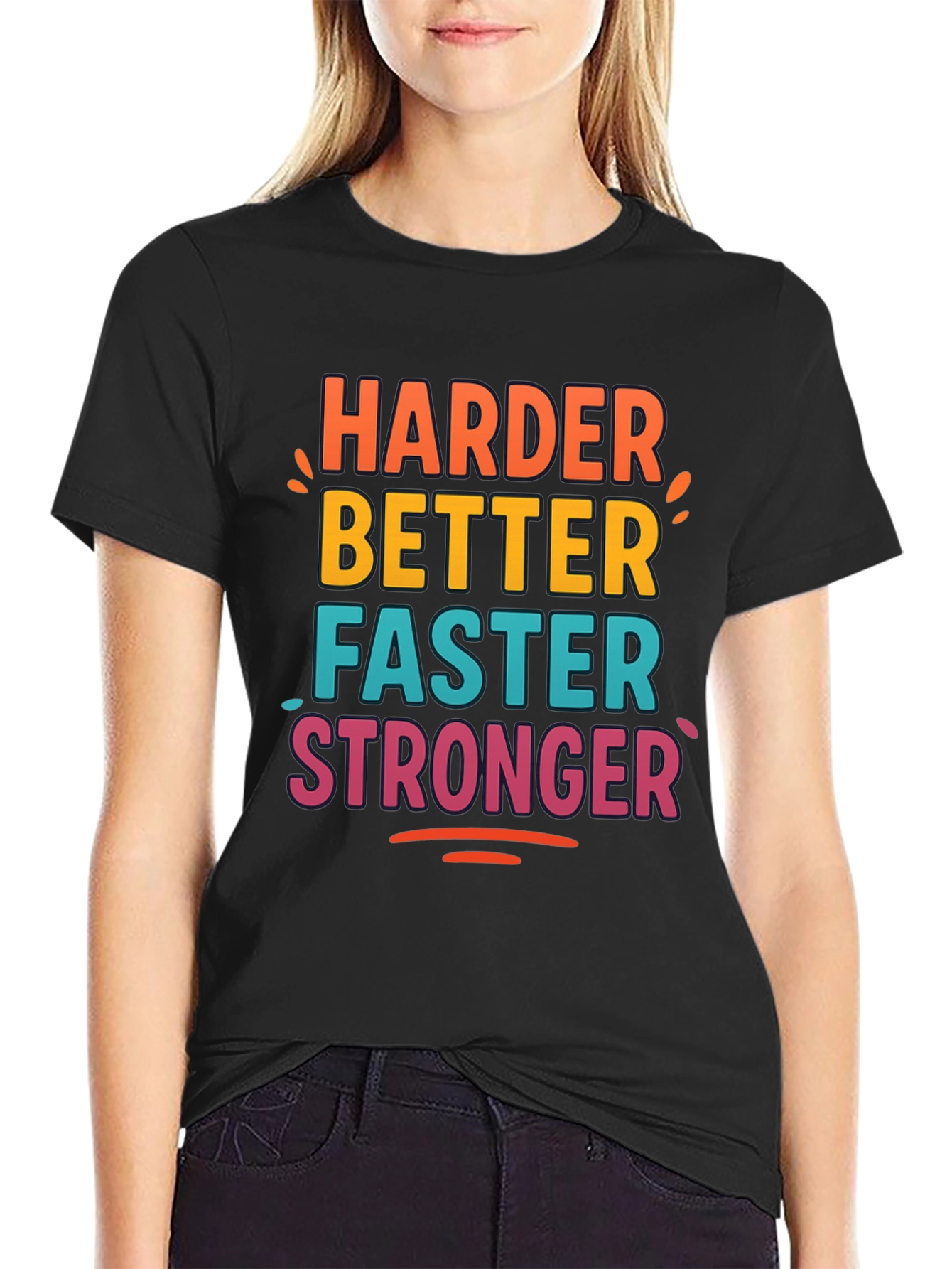 Harder Better Faster Stronger Graphic Tee