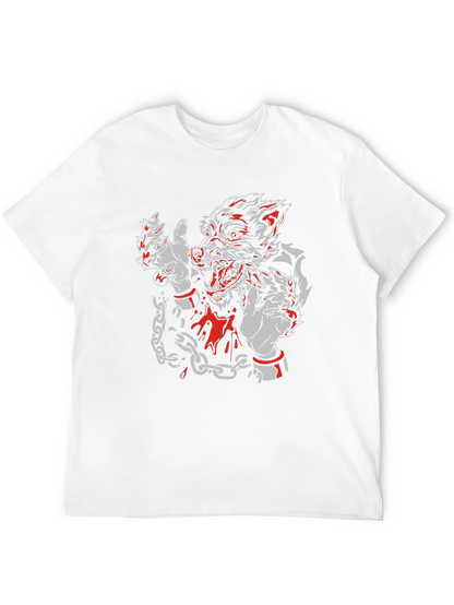 Wolf Graphic T-Shirt - Mens Black Tee