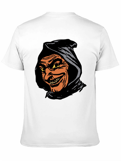 Spooky Grim Reaper Graphic Tee - Black T-Shirt