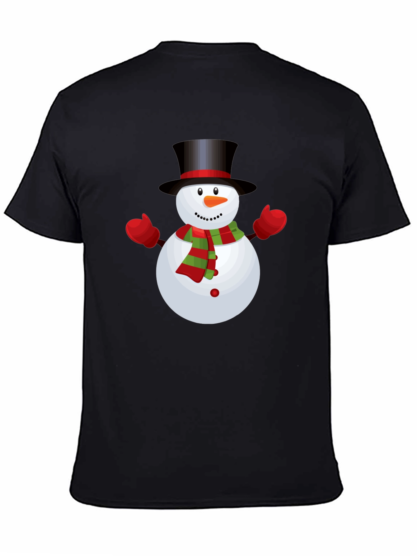 Snowman Graphic Tee - Festive Holiday Shirt