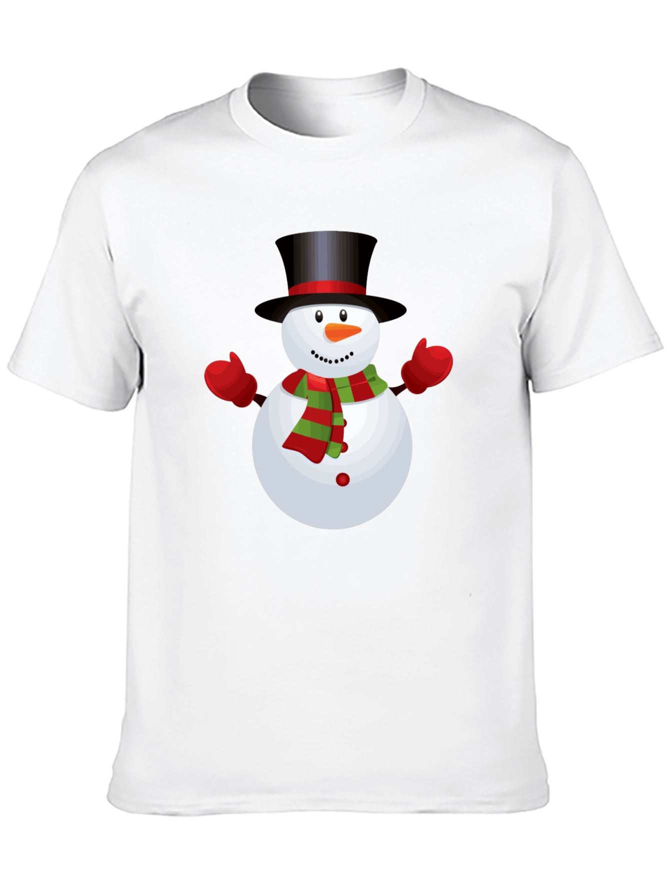 Snowman Graphic Tee - Festive Holiday Shirt