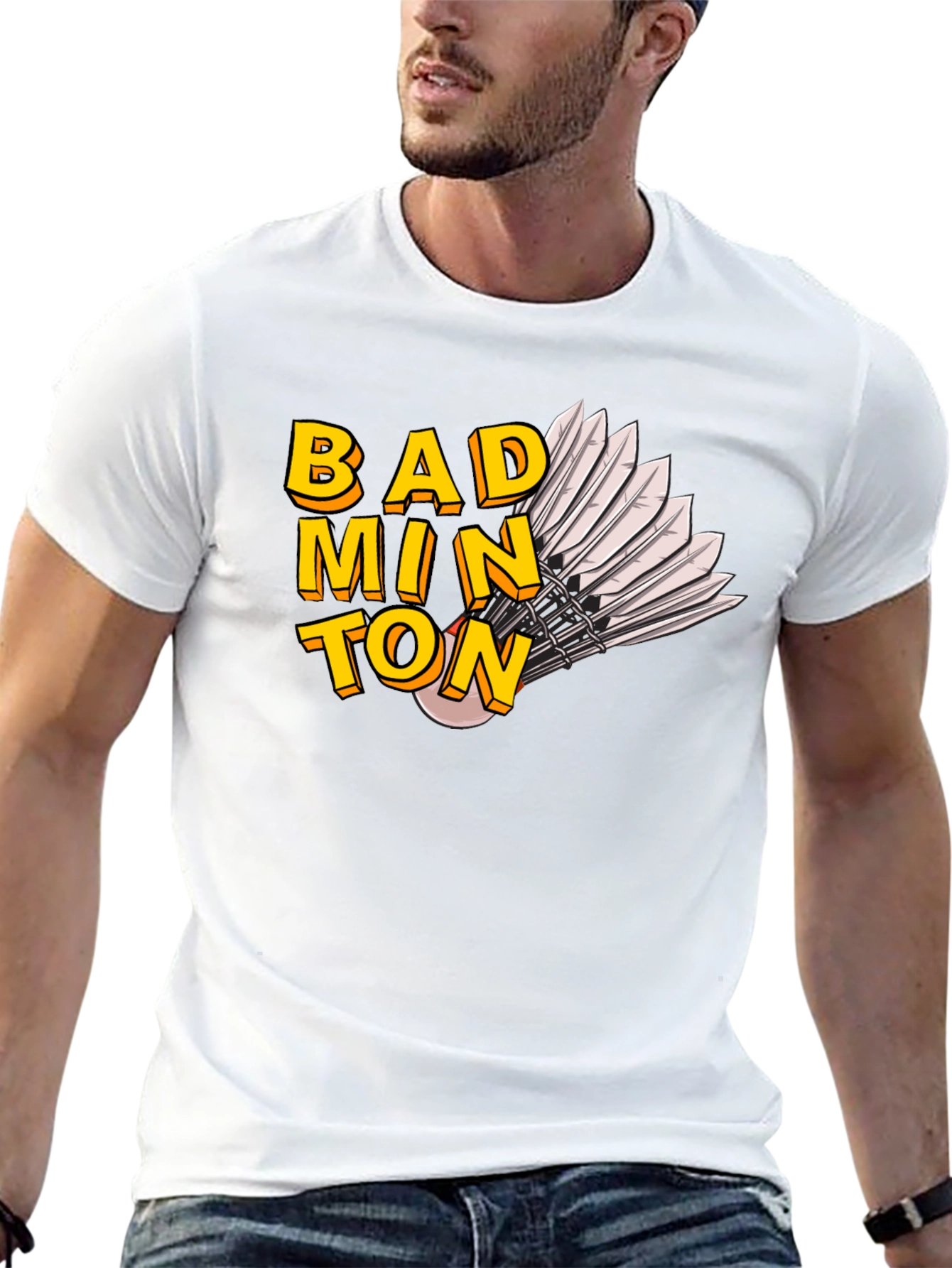 Badminton T-Shirt - Sports Graphic Tee
