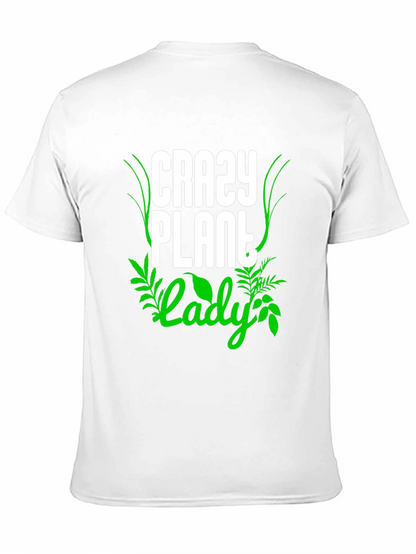 Crazy Plant Lady T-Shirt - Black Cotton Tee