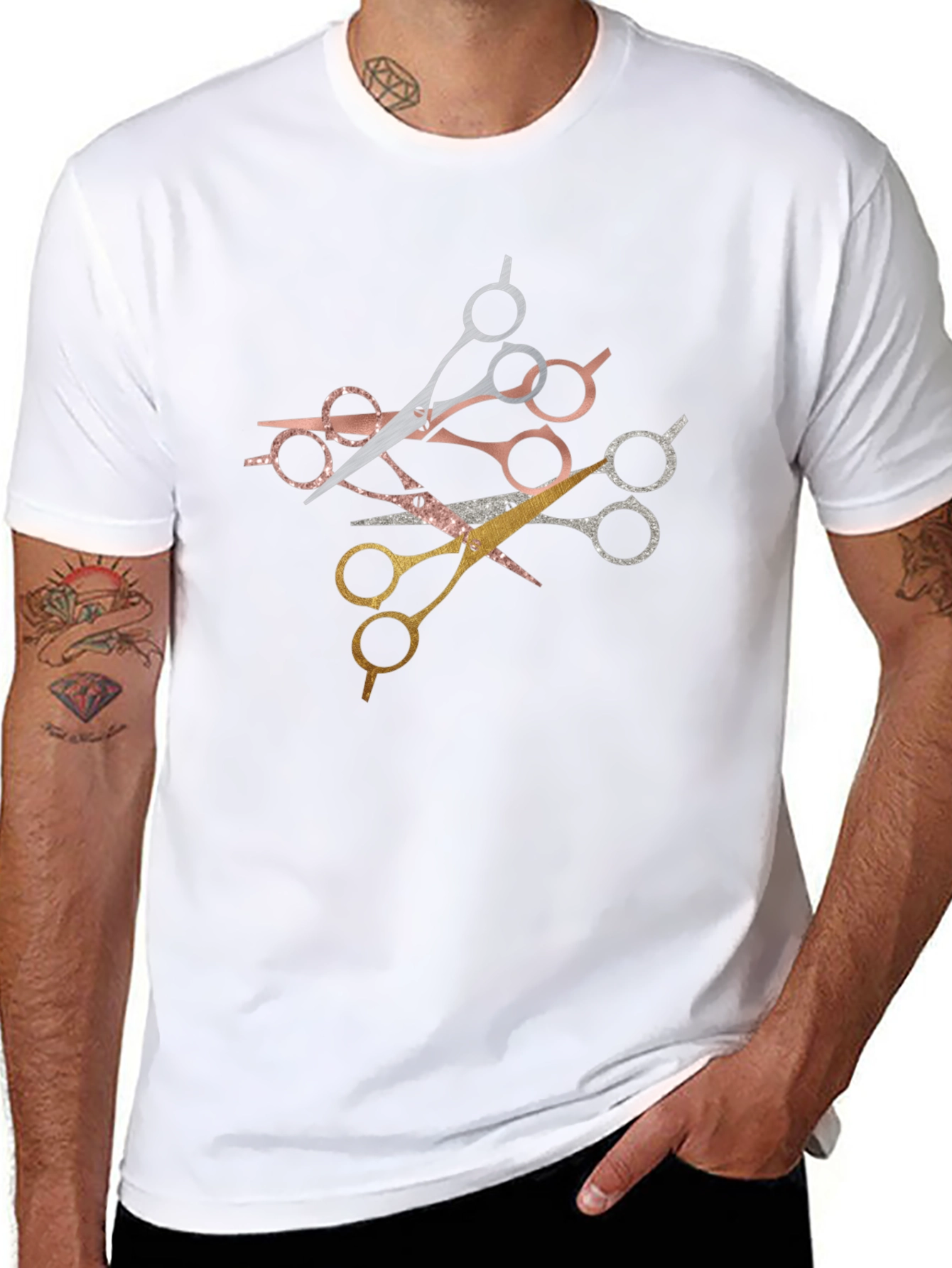 Stylist Scissors Graphic Tee - Unisex